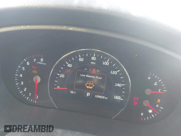 2017 Kia Sorento EX with VIN 5XYPH4A17HG247480, listed as a IAAI auction lot 41451143 with 124,423 mi miles and . Bid and sale history available at DreamBid. Image 7.