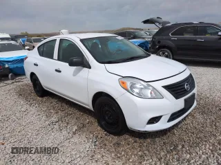 2013 Nissan Versa S Plus with VIN 3N1CN7AP8DL819076, listed as a Copart auction lot 54154645 with 147,725 mi miles and Salvage title. Bid and sale history available at DreamBid. Image 4.