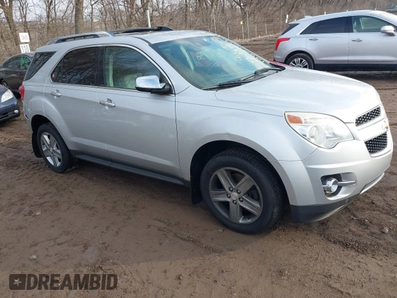 2014 Chevrolet Equinox LTZ with VIN 1GNFLHEK8EZ112162, listed as a IAAI auction lot 41690738 with 141,722 mi miles. Bid and sale history available at carsss.com. Image 1.
