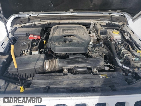 2020 Jeep Wrangler Sport S with VIN 1C4GJXAN7LW155533, listed as a Copart auction lot 44885625 with 40,045 mi miles and Salvage title. Bid and sale history available at DreamBid. Image 13.