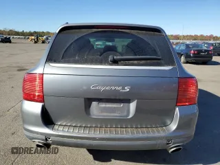 2005 Porsche Cayenne S with VIN WP1AB29P05LA62657, listed as a Copart auction lot 77715144 with 28,210 mi miles and Clean Title. Bid and sale history available at carsss.com. Image 6.