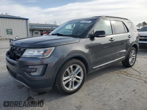 2016 Ford Explorer XLT with VIN 1FM5K7D80GGC84445, listed as a Copart auction lot 50798255 with 153,547 mi miles and Salvage Title. Bid and sale history available at DreamBid. Image 1.