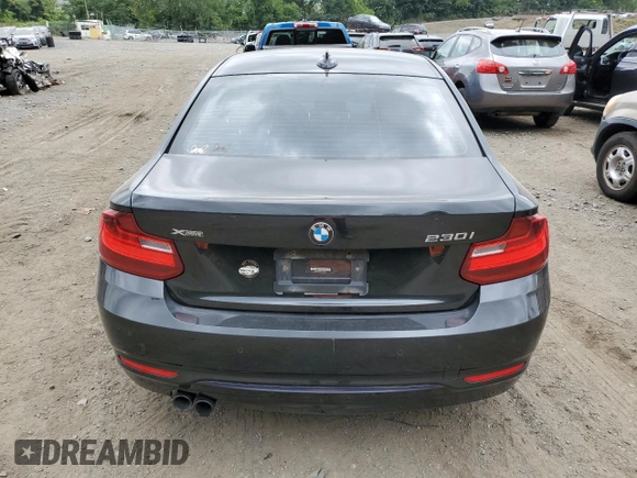 2017 BMW 2 Series 230i xDrive with VIN WBA2H9C37H7A25847, listed as a Copart auction lot 60986183 with 63,023 mi miles. Bid and sale history available at carsss.com. Image 6.