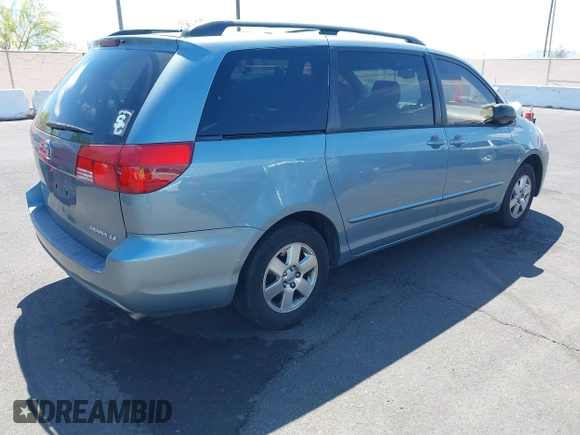 2004 Toyota Sienna CE with VIN 5TDZA23C14S146545, listed as a IAAI auction lot 42142654 with 260,031 mi miles and . Bid and sale history available at DreamBid. Image 4.