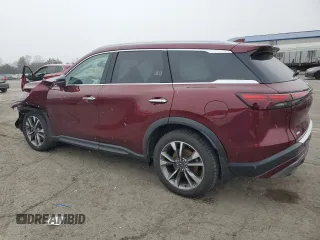 2022 Infiniti QX60 Luxe with VIN 5N1DL1FS7NC330131, listed as a Copart auction lot 87463584 with Not provided miles and Salvage title. Bid and sale history available at DreamBid. Image 2.