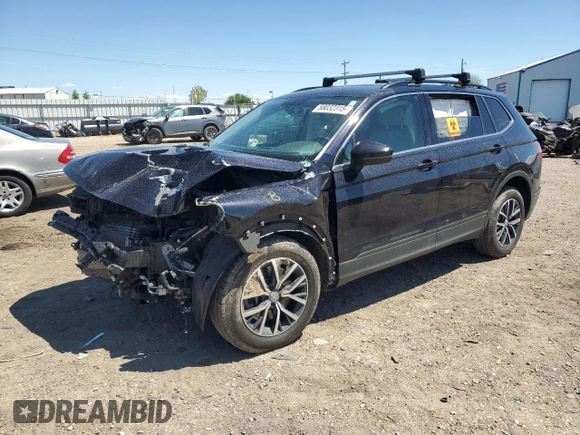 2019 Volkswagen Tiguan SE z VIN 3VV2B7AX5KM201272, wystawiony jako Copart lot #58032315 z przebiegiem Nie podano mil oraz Szkoda całkowita • Salvage title. Historia ofert i sprzedaży dostępna na DreamBid. Obrazek 1.