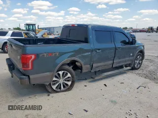 2015 Ford F-150 XLT with VIN 1FTEW1EF2FFA34289, listed as a Copart auction lot 56739435 with 120,293 mi miles and Salvage title. Bid and sale history available at DreamBid. Image 3.