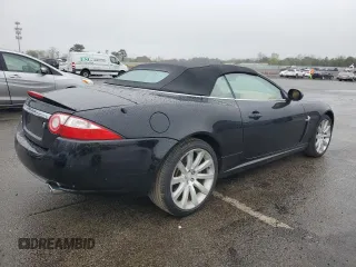 2007 Jaguar XK with VIN SAJDA44B175B00756, listed as a Copart auction lot 55358185 with 104,282 mi miles and Clean Title. Bid and sale history available at DreamBid. Image 3.