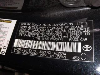 2018 Toyota Camry LE with VIN JTNB11HKXJ3048974, listed as a IAAI auction lot 41879941 with 102,377 mi miles. Bid and sale history available at carsss.com. Image 9.