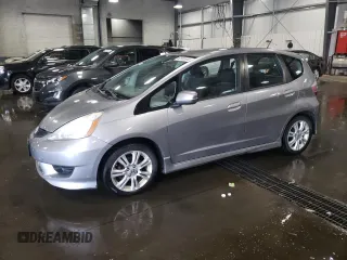 2010 Honda Fit Sport with VIN JHMGE8H40AS027600, listed as a Copart auction lot 62880684 with 271,289 mi miles and Salvage Title. Bid and sale history available at carsss.com. Image 1.