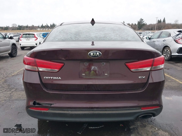 2016 Kia Optima EX with VIN 5XXGU4L31GG004714, listed as a IAAI auction lot 41183230 with 108,084 mi miles. Bid and sale history available at carsss.com. Image 16.