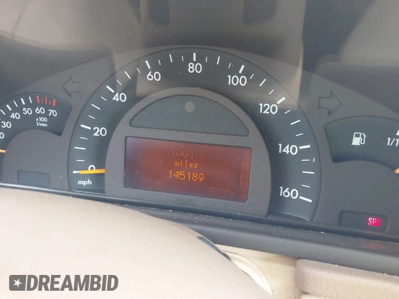 2002 Mercedes-Benz C 230/260/280/320 z VIN WDBRF61J72F207922, wystawiony jako IAAI lot #42557977 z przebiegiem 145 189 mil mil oraz . Historia ofert i sprzedaży dostępna na DreamBid. Obrazek 7.