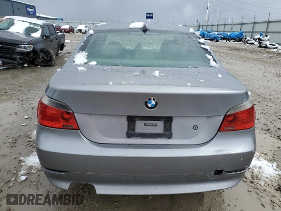 2004 BMW 5 Series 530i with VIN WBANA73554B058552, listed as a Copart auction lot 49549885 with 251,004 mi miles and Salvage Title. Bid and sale history available at DreamBid. Image 6.