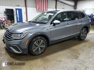 2024 Volkswagen Tiguan Wolfsburg Edition with VIN 3VVAB7AX8RM226463, listed as a Copart auction lot 55595495 with 3,417 mi miles and Salvage title. Bid and sale history available at DreamBid. Image 1.