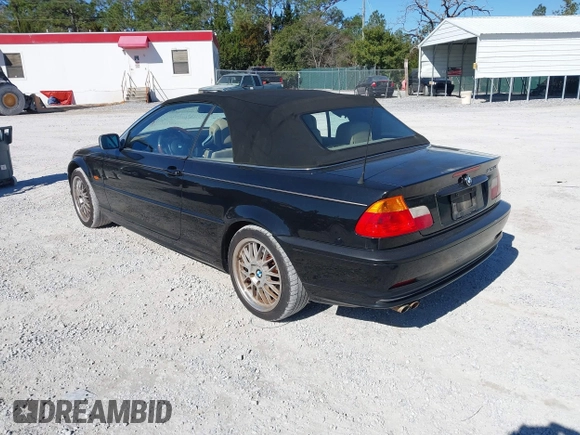 2002 BMW 3 Series 325Ci with VIN WBABS33432JY42554, listed as a IAAI auction lot 41701386 with 115,294 mi miles and . Bid and sale history available at DreamBid. Image 3.