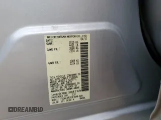 2017 Nissan LEAF SL with VIN 1N4BZ0CP8HC308749, listed as a Copart auction lot 71995812 with 0 mi miles. Bid and sale history available at carsss.com. Image 12.