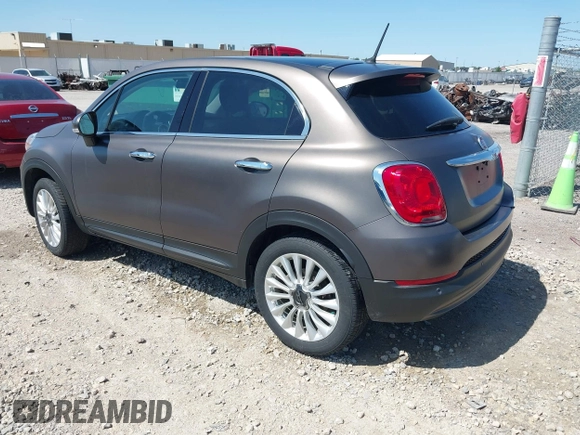 2016 FIAT 500X Lounge with VIN ZFBCFYDT0GP338194, listed as a IAAI auction lot 42286585 with Not provided miles and . Bid and sale history available at DreamBid. Image 3.