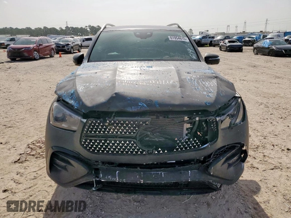 2024 Mercedes-Benz GLE 450 with VIN 4JGFB5KB8RB122828, listed as a Copart auction lot 61954615 with 9,329 mi miles and Salvage title. Bid and sale history available at DreamBid. Image 5.