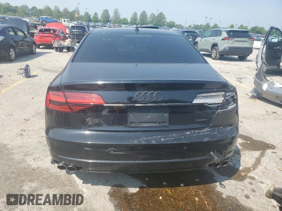 2017 Audi A8 with VIN WAU44AFD3HN015464, listed as a Copart auction lot 60557455 with 125,067 mi miles and Clean title. Bid and sale history available at DreamBid. Image 6.