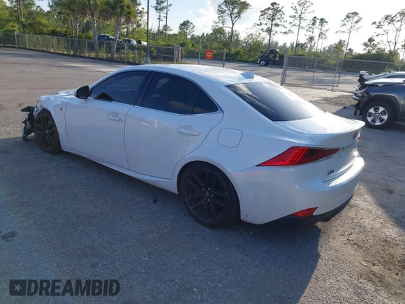 2017 Lexus IS 350 with VIN JTHBE1D26H5029964, listed as a IAAI auction lot 41891131 with 116,033 mi miles and . Bid and sale history available at DreamBid. Image 3.