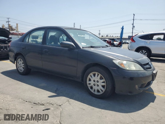 2004 Honda Civic LX with VIN 2HGES16544H579294, listed as a Copart auction lot 55528785 with 172,892 mi miles and Clean Title. Bid and sale history available at carsss.com. Image 4.