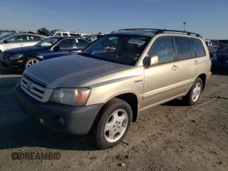 2005 Toyota Highlander z VIN JTEEP21A350125890, wystawiony jako Copart lot #46421595 z przebiegiem 187 642 mil mil oraz Czysty tytuł • Clean title. Historia ofert i sprzedaży dostępna na DreamBid. Obrazek 1.