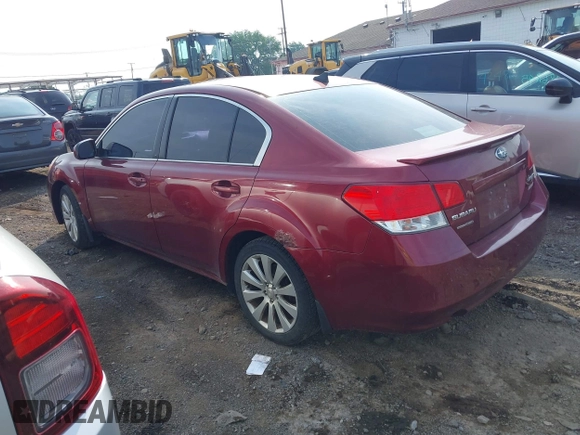 2011 Subaru Legacy Limited Power Moon z VIN 4S3BMBK61B3210862, wystawiony jako IAAI lot #42673408 z przebiegiem 166 781 mil mil oraz . Historia ofert i sprzedaży dostępna na DreamBid. Obrazek 3.