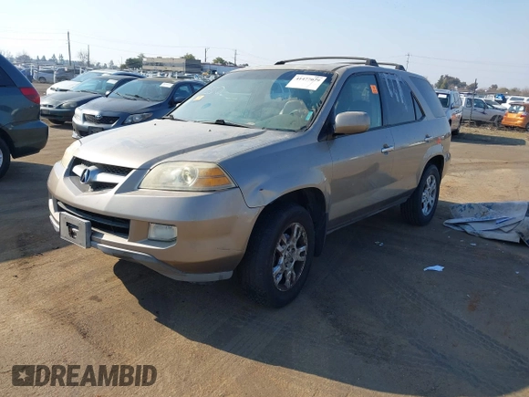 2004 Acura MDX Touring Pkg with VIN 2HNYD18614H557470, listed as a IAAI auction lot 41477079 with 1 mi miles. Bid and sale history available at carsss.com. Image 2.
