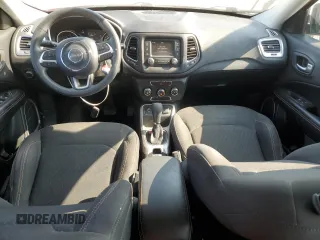 2018 Jeep Compass Sport with VIN 3C4NJCAB8JT420484, listed as a Copart auction lot 59335635 with 64,352 mi miles and Salvage title. Bid and sale history available at DreamBid. Image 8.