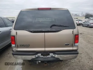 2000 Ford Excursion XLT with VIN 1FMNU41SXYEE14642, listed as a Copart auction lot 43333355 with 226,709 mi miles and Salvage title. Bid and sale history available at DreamBid. Image 6.