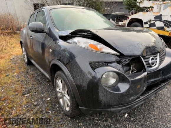 2011 Nissan Juke SL with VIN JN8AF5MV9BT024728, listed as a Copart auction lot 85265984 with 51,572 mi miles and Salvage Title. Bid and sale history available at DreamBid. Image 4.