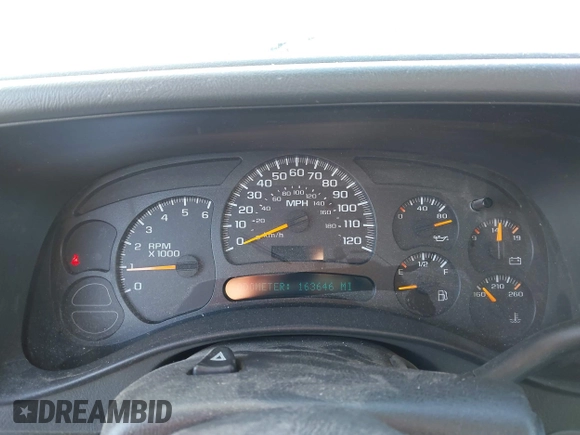 2005 Chevrolet Silverado 1500 LS with VIN 2GCEC13T251340755, listed as a IAAI auction lot 41280936 with 163,646 mi miles. Bid and sale history available at carsss.com. Image 7.