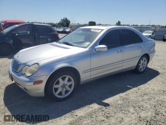 2002 Mercedes-Benz C 230/260/280/320 with VIN WDBRF64J72F265802, listed as a Copart auction lot 55890725 with Not Provided miles and Clean Title. Bid and sale history available at DreamBid. Image 1.