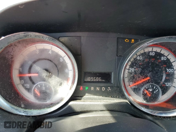 2012 Dodge Grand Caravan SE with VIN 2C4RDGBG6CR323638, listed as a Copart auction lot 52286345 with 189,686 mi miles and Clean Title. Bid and sale history available at DreamBid. Image 9.