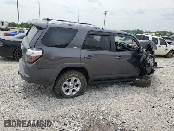 2018 Toyota 4Runner SR5 with VIN JTEBU5JR6J5573119, listed as a Copart auction lot 60320635 with 65,371 mi miles and Salvage title. Bid and sale history available at DreamBid. Image 3.