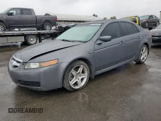 2006 Acura TL with VIN 19UUA662X6A002417, listed as a Copart auction lot 47886195 with 184,699 mi miles and Salvage Title. Bid and sale history available at carsss.com. Image 1.