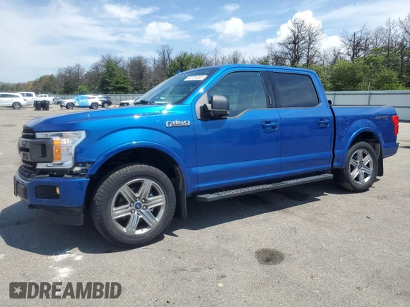 2018 Ford F-150 XL with VIN 1FTEW1E57JKF38196, listed as a Copart auction lot 62701035 with 97,366 mi miles and Salvage title. Bid and sale history available at DreamBid. Image 1.