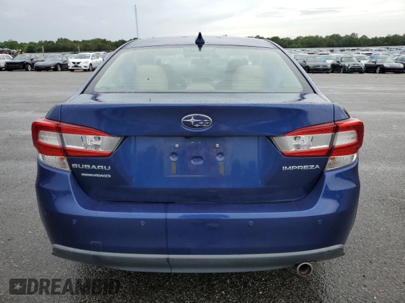 2018 Subaru Impreza Limited with VIN 4S3GKAU68J3616106, listed as a Copart auction lot 63269735 with 30,865 mi miles and Salvage title. Bid and sale history available at DreamBid. Image 6.