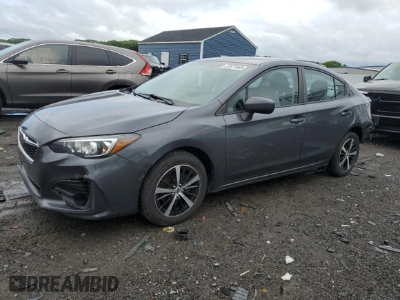 2019 Subaru Impreza Premium with VIN 4S3GKAD69K3614656, listed as a Copart auction lot 57871565 with 113,192 mi miles and Salvage title. Bid and sale history available at DreamBid. Image 1.