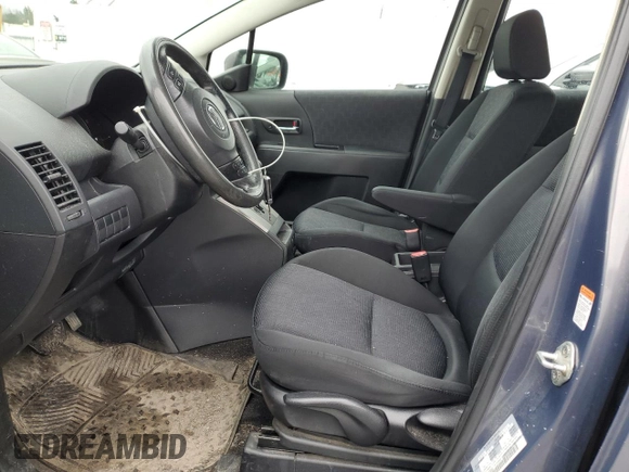 2009 Mazda 5 Touring with VIN JM1CR29L590338583, listed as a Copart auction lot 47972555 with 144,313 mi miles and Salvage Title. Bid and sale history available at carsss.com. Image 7.