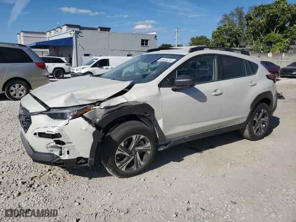 2024 Subaru Crosstrek Premium with VIN JF2GUADC3R8863565, listed as a Copart auction lot 49976295 with 7,029 mi miles and Salvage Title. Bid and sale history available at carsss.com. Image 1.