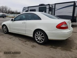 2007 Mercedes-Benz CLK 350 with VIN WDBTJ56H87F223011, listed as a Copart auction lot 45642314 with 155,996 mi miles and Salvage Title. Bid and sale history available at DreamBid. Image 2.