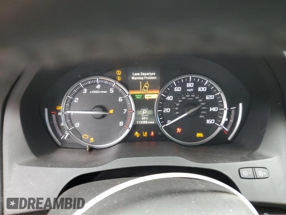 2016 Acura MDX w/Tech with VIN 5FRYD4H41GB055380, listed as a Copart auction lot 46271925 with 113,388 mi miles and Salvage Title. Bid and sale history available at carsss.com. Image 9.