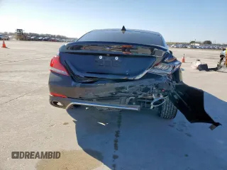2019 Genesis G70 Advanced with VIN KMTG34LE1KU027824, listed as a Copart auction lot 46900135 with 42,325 mi miles and Salvage title. Bid and sale history available at DreamBid. Image 6.