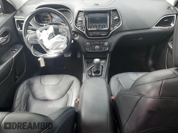 2019 Jeep Cherokee Limited with VIN 1C4PJLDNXKD160045, listed as a Copart auction lot 66154223 with 54,820 mi miles and . Bid and sale history available at DreamBid. Image 8.
