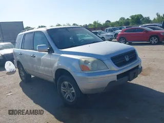 2005 Honda Pilot EX-L with VIN 5FNYF18585B061869, listed as a IAAI auction lot 41982694 with 183,873 mi miles. Bid and sale history available at carsss.com. Image 1.
