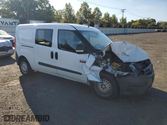 2016 Ram ProMaster City Cargo Tradesman with VIN ZFBERFAT1G6B22564, listed as a Copart auction lot 69857264 with 129,947 mi miles and Salvage Title. Bid and sale history available at DreamBid. Image 4.