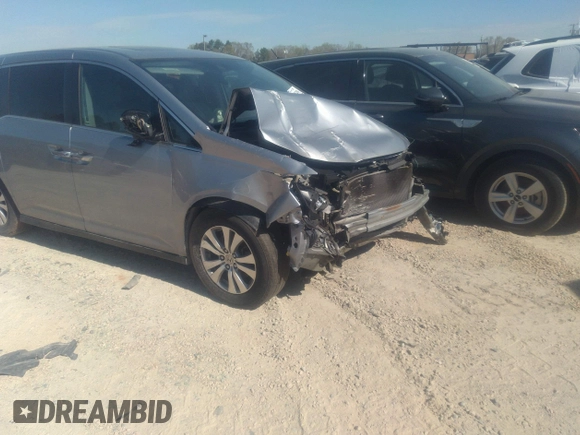 2017 Honda Odyssey EX-L with VIN 5FNRL5H69HB020233, listed as a IAAI auction lot 41522030 with 188,418 mi miles and . Bid and sale history available at DreamBid. Image 1.