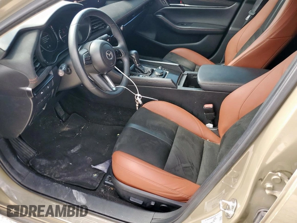 2024 Mazda 3 Carbon Edition with VIN 3MZBPBXYXRM409075, listed as a Copart auction lot 59189265 with 23,114 mi miles and Salvage title. Bid and sale history available at DreamBid. Image 7.