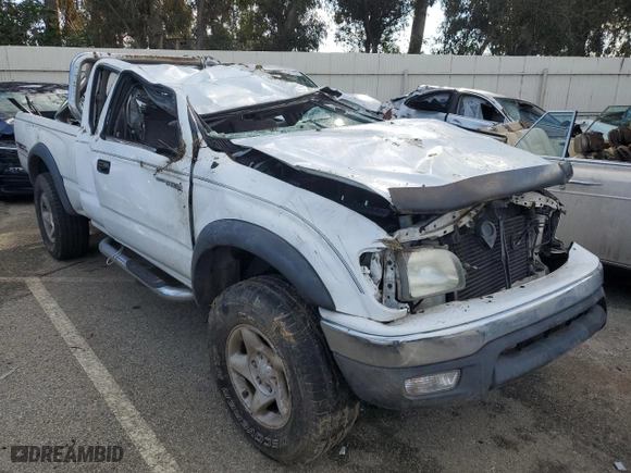 2003 Toyota Tacoma PreRunner with VIN 5TESN92N93Z168960, listed as a Copart auction lot 48260495 with 0 mi miles and Salvage Title. Bid and sale history available at carsss.com. Image 4.